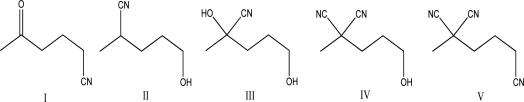 <strong>What is the most likely product of the following reaction? </strong> A)I B)II C)III D)IV E)V