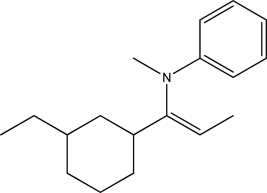<strong>Which of the following functional groups is present in the compound below? </strong> A)Amine B)Imine C)Enamine D)Amide E)Acetal