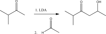 What temperature should be used for the following reaction?