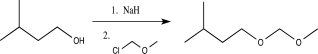 <strong>Which of the following reactions would not function as an effective protection reaction for an alcohol?</strong> A) B) C) D) E)