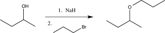 <strong>Which of the following reactions would not function as an effective protection reaction for an alcohol?</strong> A) B) C) D) E)