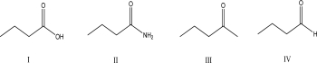 Which of the following compounds will not react with LiAlH<sub>4</sub>?