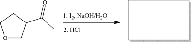 What is the product of the following reaction?