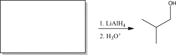 Give three possible starting materials for the following reaction.