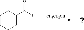 <strong>The reaction below is an example of a(n)_________ reaction,which forms a(n)_________ as a product. </strong> A)hydrolysis, ester B)aminolysis, amide C)alcoholysis, ester D)hydrolysis, carboxylic acid E)sulfonation, ester