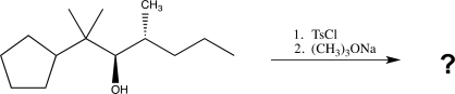 <strong>What is the product of the following reaction sequence? </strong> A) B) C) D) E)