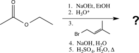 <strong>What is the major product of the following sequence of reactions? </strong> A) B) C) D) E)