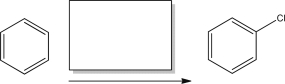 <strong>Which reagent(s)will best complete the following reaction? </strong> A)Cl<sub>2</sub> B)NaCl C)HCl D)Cl<sub>2</sub>, FeCl<sub>3</sub> E)AlCl<sub>3</sub>