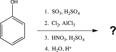 What is the major product of the following sequence of reactions?