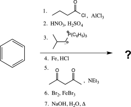<strong>Predict the major product of the following reaction sequence.  </strong> A)   B)   C)   D)   E)   <div style=padding-top: 35px> 