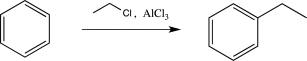 A student proposes the following synthesis to produce ethylbenzene as the major product.Explain the error in this proposed synthesis,and suggest an alternative synthetic route.  <div style=padding-top: 35px> 
