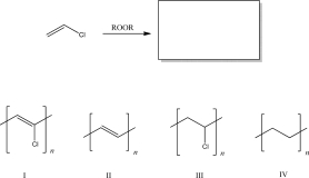 What is the product when the following molecule is treated with a polymerization catalyst (ROOR)?