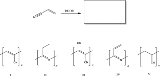 <strong>What product results when the following molecule is treated with a polymerization catalyst (ROOR)? </strong> A)I B)II C)III D)IV E)V