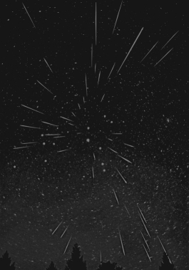 <strong>Identify the object in the picture below. </strong> A) an active comet B) a meteor shower C) a meteorite D) an asteroid E) zodiacal dust