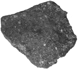 <strong>Identify the object in the picture below. </strong> A) a meteor B) a chondrite meteorite C) an achondrite meteorite D) an iron meteorite E) an asteroid