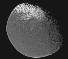 Based on the photo shown below, this moon:  
