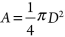 <strong>The area of a circle is related to its diameter by the formula . Using algebra to invert this formula, we find that:</strong> A) B) C) D) E)