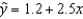A scatter diagram includes the following data points: Two regression models are proposed: (1) , and (2) . Using the least squares method, which of these regression models provides the better fit to the data? Why?