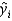 The residual r<sub>i</sub> is defined as the difference between the actual value y<sub>i</sub> and the estimated value .