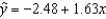 <strong>Given the least squares regression line , and a coefficient of determination of 0.81, the coefficient of correlation is:</strong> A) -0.66 B) 0.81 C) -0.90 D) 0.90