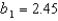 In testing the hypotheses: H<sub>0</sub>: \beta <sub>1</sub> = 0 vs. H<sub>0</sub>: \beta <sub>1</sub> \neq 0, the following statistics are available: , , , , and . The value of the test statistic is: