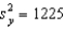 If cov(x, y) = 1260, , and , then the coefficient of determination is: