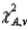 The value of \chi <sup>2</sup> with v degrees of freedom such that the area to its right under the chi-squared curve is equal to A is denoted by , while denotes the value such that the area to its left is A.