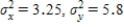 If X and Y are two variables with ,and COV(X,Y)= 14.703,then the coefficient of correlation ρ = 0.78.