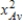 The value of χ<sup>2</sup> with v degrees of freedom such that the area to its right under the chi-squared curve is equal to A is denoted by ,while denotes the value such that the area to its left is A.