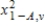 The value of χ<sup>2</sup> with v degrees of freedom such that the area to its right under the chi-squared curve is equal to A is denoted by ,while denotes the value such that the area to its left is A.