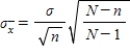 Number of Fish Tanks The following data give the number of fish tanks owned for a population of 4 families. -{Number of Fish Tanks Narrative} A sample of size 2 is drawn at random from the population.Use the formulas and to calculate the mean and the standard deviation of the sampling distribution of the sample means. 