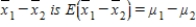 The expected value of .