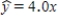 A scatter diagram includes the following data points: Two regression models are proposed: (1) ,and (2) .Using the least squares method,which of these regression models provides the better fit to the data? Why?