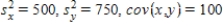 Given that   and n = 6,the standard error of estimate is: