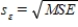 In calculating the standard error of the estimate, ,there are (n−k− 1)degrees of freedom,where n is the sample size and k is the number of independent variables in the model.