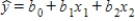 A multiple regression model has the form .The coefficient b<sub>1</sub> is interpreted as the change in the average value of y per unit change in ________ holding ________ constant.