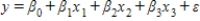 Student's Final Grade A statistics professor investigated some of the factors that affect an individual student's final grade in her course.She proposed the multiple regression model ,where y is the final grade (out of 100 points),x<sub>1</sub> is the number of lectures skipped,x<sub>2</sub> is the number of late assignments,and x<sub>3</sub> is the midterm exam score (out of 100).The professor recorded the data for 50 randomly selected students.The computer output is shown below. THE REGRESSION EQUATION IS S = 13.74 R−Sq = 30.0% ANALYSIS OF VARIANCE {Student's Final Grade Narrative} What is the coefficient of determination? What does this statistic tell you?