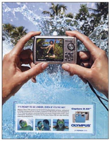 <strong>FIGURE 11-4 According to the text, the Olympus digital camera (see Figure 11-4 above), is most likely in what stage of the product life cycle?</strong> A)introduction B)growth C)maturity D)harvest E)decline