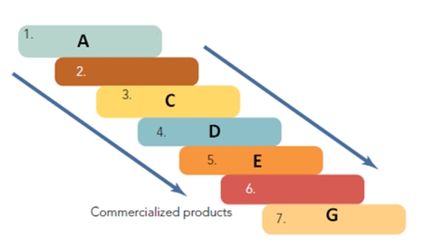 FIGURE 10-7 -Figure 10-7 above represents the seven stages of the new-product development process.Cubicle D represents the __________ stage.