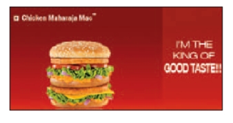 FIGURE 7-3   -McDonald's sells its popular Maharaja Mac as shown in Figure 7-3 above, in __________.