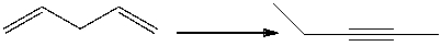 <strong>For the following equation, how many hydrogen atoms are added or lost? </strong> A) added one B) added two C) lost one D) lost two E) no change