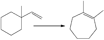 <strong>For the following equation, how many hydrogen atoms are added or lost? </strong> A) added one B) added two C) lost one D) lost two E) no change