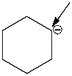 <strong>How many hydrogen atoms are connected to the indicated carbon atom? </strong> A) one B) two C) three D) four E) none