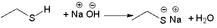 Provide a curved arrow mechanism for the following acid-base reaction.