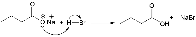 For the following reaction mechanism, identify the error, if any and describe the modification necessary by drawing the correct mechanism.