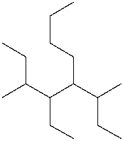 <strong>What is the parent chain of the following compound? </strong> A) hexane B) heptane C) octane D) nonane