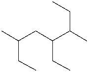 <strong>What is the IUPAC name of the following compound? </strong> A) 2,3,5-triethylhexane B) 2,4,5-triethylhexane C) 2,4-diethyl-5-methylheptane D) 4-ethyl-3,6-dimethyloctane