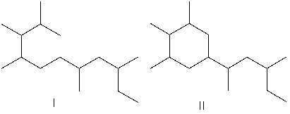 <strong>Which of the following compounds are constitutional isomers? </strong> A) I and II B) II and III C) III and IV D) I and IV