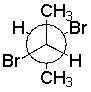 <strong>Which of the following is a wedge and dash structure for the following Newman projection? </strong> A) I B) II C) III D) IV