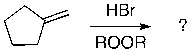 <strong>What is the expected major product of the following reaction?    </strong> A) I B) II C) III D) IV E) V <div style=padding-top: 35px> 